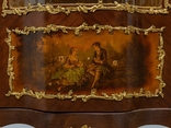 Антикварна вітрина з розписом у стилі Людовика XV, фото №10