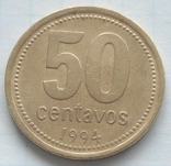  50 сентаво, Аргентина, 1994р., фото №3