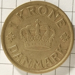 1 крона 1940 рік Данія, фото №2