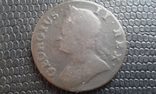 Великобритания 1/2 пенни, 1743, фото №2