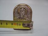 Икона Божья матерь Страстная богородица иконка серебро 925 проба Laminato Ag Италия, фото №4