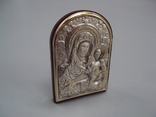 Икона Божья матерь Ерусалимская богородица иконка серебро 925 проба Laminato Ag Италия, фото №8