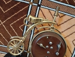 Часы Будильник, велосипед, старый Китай Shangnai China, фото №7