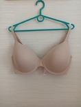 Victorias Secret Pink EUR 38DD/85 Бюстгальтер поролон косточка бежевый, фото №4