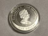 1 доллар Ниуэ 2014. Копия, фото №2