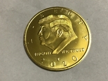 Сувенирная Монета Дональд Трамп . Сша 2020. Копия, фото №2