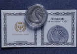 2020 Фафнір 5 марок Germania mint срібло 1 унція сертифікат, фото №5