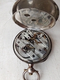 Кишеньковий годинник швейцар срібло 31, фото №3