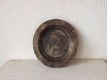Старинная деревянная тарелка, фото №2