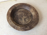 Старинная деревянная тарелка, фото №9