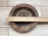 Старинная деревянная тарелка, фото №11