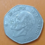 Мексика 10 песо 1981, фото №2