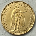 10 крон 1911 Австро-Угорщина, фото №2
