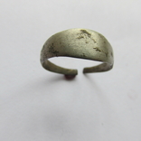 Средневековый серебряный перстень., фото №3