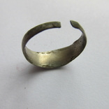 Средневековый серебряный перстень., фото №5