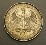 2 марки, 1958 г ФРГ, фото №2