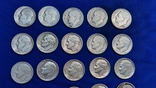 Монети США 10 центів або один дайм різних років., фото №9