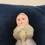 Елочная игрушка на прищепке девочка Настенька, фото №5