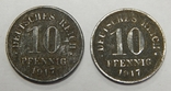 2 монеты по 10 пфеннигов, 1917 г Германия, фото №2