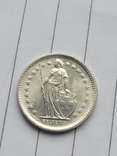 1/2 франка 1967 года, Швейцария., фото №3