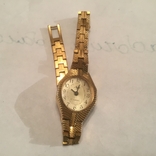 Часы женские Луч с позолоченным браслетом АУ х., фото №2