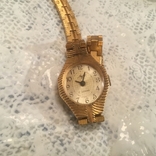 Часы женские Луч с позолоченным браслетом АУ х., фото №5