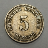 5 пфеннигов, 1905 А Германия, фото №2