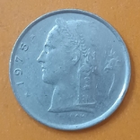Бельгия 1 франк 1975 BELGIQUE, фото №3