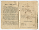 Военная книжка рядового 94-го пех. Енисейского полка Павла Тэзека. 1908-1911 гг., фото №2