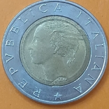 Италия, 500 лир 1993 (юбилейная, фото №3