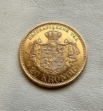 20 крон 1898 год Швеция, золото 8,96 грамм 900, фото №3