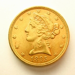 США 5 долларов 1895 г., фото №2