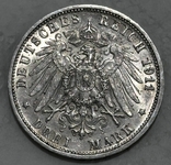 3 Марки 1911 Вюртемберг, фото №3
