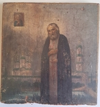 Ікона "Серафима Саровського" старовинна, фото №4