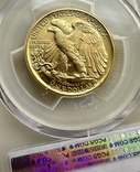 Пол доллара 2016 год США, золото 15,55 грамм 999,9, фото №5