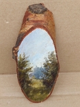 Картина на срезе дерева (из Германии), фото №2