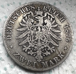 2 Марки 1876 Людвиг, старый герб, фото №3