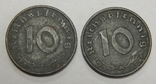 2 монеты по 10 рейхспфеннигов, 1940 А Третий Рейх, фото №2
