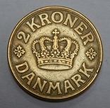 2 кроны, 1938 г Дания, фото №2