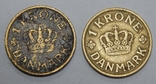 2 монеты по 1 кроне, 1925/26 г.г. Дания, фото №3
