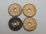 4 монеты по 1 эре, Дания, фото №2