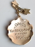 Значок 3 Слёт Ударников Коммунистического труда Одесса 1964 год, фото №3