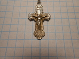 Крестик нательный Серебро 925 с головой Вес - 1,67 грамм, фото №4