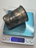 Кидушный стакан 1874г серебро, фото №3