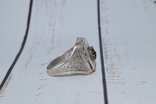 Кольцо серебро камень натуральный Богемские гранаты, фото №7