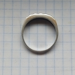10. Кольцо серебро 19 размер, фото №6