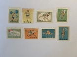 Серия из 8 марок Спорт Корея 1971г, фото №2