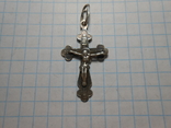 Крестик нательный Серебро 925 со звездой Вес - 1,67 грамм, фото №3
