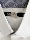 Чоловіча біла класична сорочка, KARL LAGERFELD розмір 38/96 на кнопках, приталена, фото №8