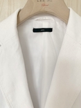 Чоловічий літній білий бавовняний піджак SASCH, розмір L. майже новий, фото №3